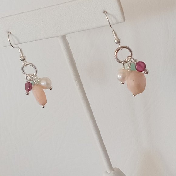 Multi-Gemstone "Fiesta" Earrings - Picture 11 of 11